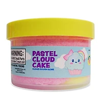 PeachyBbies Novelty Slime Fidget Putty (7oz Jar) "Pastel Cloud Cake" Cloud Dough Slime