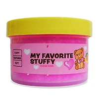 PeachyBbies Novelty Slime Fidget Putty (7oz Jar) "My Favorite Stuffy" Cloud Slime