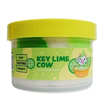 PeachyBbies Novelty Slime Fidget Putty (7oz Jar) "Key Lime Cow" Cloud Dough Slime