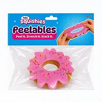 Taba Squishies® Peelables Deluxe Premium Silicone Fidget Toy (1pc) Sprinkle Donut