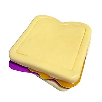 Taba Squishies® Peelables Deluxe Premium Silicone Fidget Toy (1pc) PB&J Sandwich