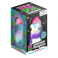 Nee Doh Polar Glow Penguin Crunchy Glow-In-The-Dark Fidget Toy (1pc) Color Ships Assorted