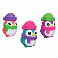 Nee Doh Polar Glow Penguin Crunchy Glow-In-The-Dark Fidget Toy (1pc) Color Ships Assorted