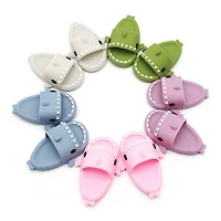 Mini Cartoon Slides Sandals For Plush Dolls (1pc) Multiple Styles - Petite Threads