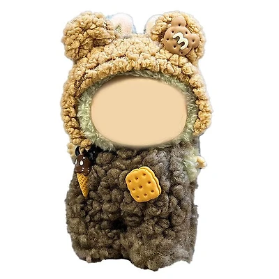 Outfit: Bear Costume Onesie for Dolls - Petite Threads