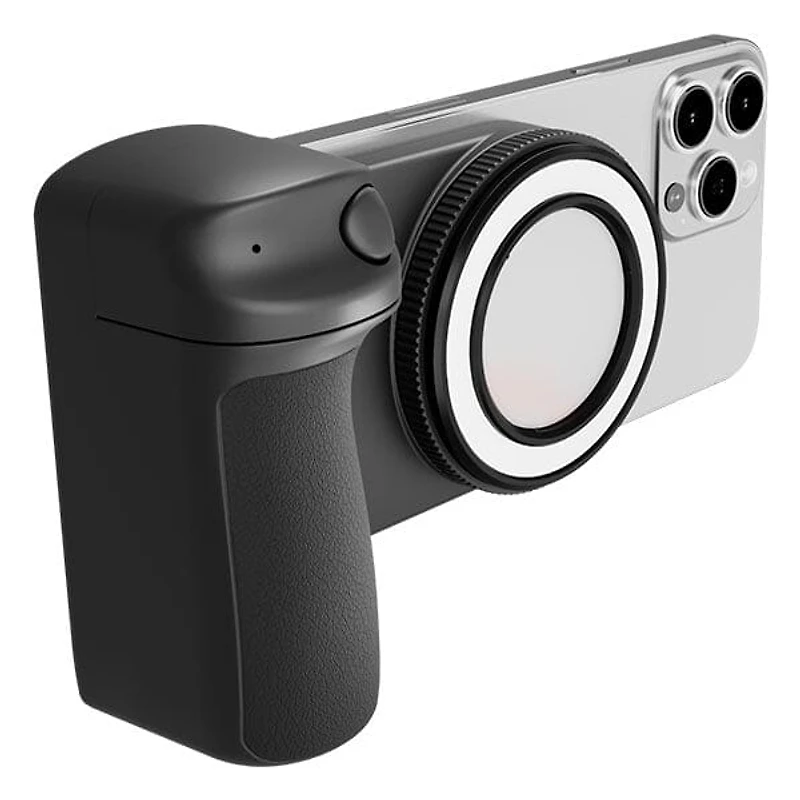 GearWaves 3-in-1 Magnetic Phone Grip & Mini Ring Light (Includes Remote)