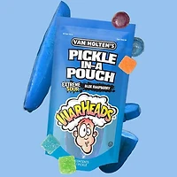 Van Holten's x Warheads Extreme Sour Blue Raspberry Jumbo Pouched Pickle
