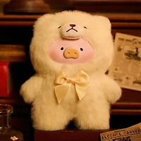 TOYZERO+ x Lulu The Piggy: Vintage Teddy Shop Series Plush Keychain Blind Box (1pc)