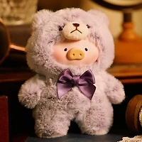 TOYZERO+ x Lulu The Piggy: Vintage Teddy Shop Series Plush Keychain Blind Box (1pc)
