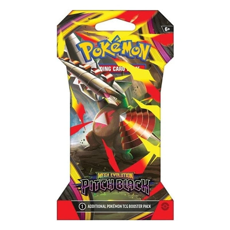 Pokémon TCG: ME05 Mega Evolution Pitch Black Sleeved Booster Pack (10 Cards)