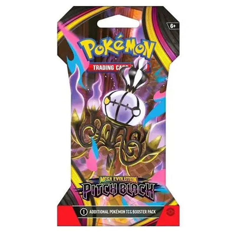 Pokémon TCG: ME05 Mega Evolution Pitch Black Sleeved Booster Pack (10 Cards)