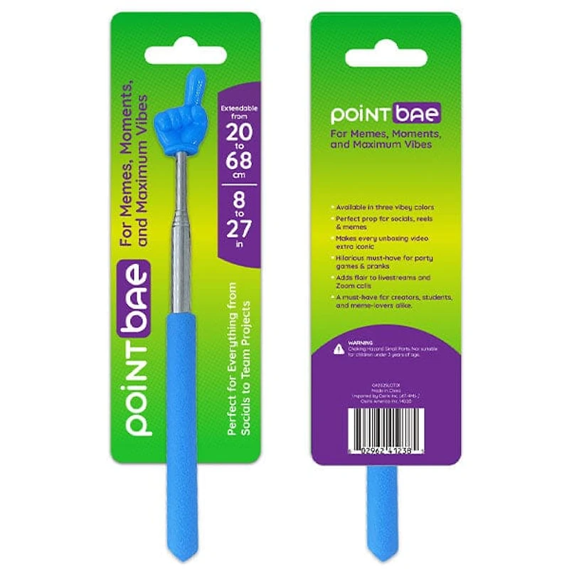 pointbae Telescopic Extendable Hand Pointer (1pc) Color Ships Assorted