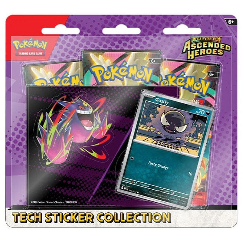 Pokémon TCG: Mega Evolution ME2.5 Ascended Heroes Tech Sticker Collection - Ships Assorted