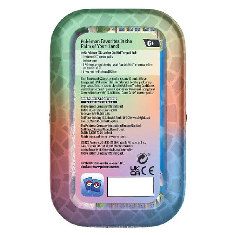 Pokémon TCG: Lumiose City Mini Tin (Style Ships Assorted)