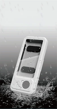 Sonic Vibes: All-in-One Splashproof Case & Speaker