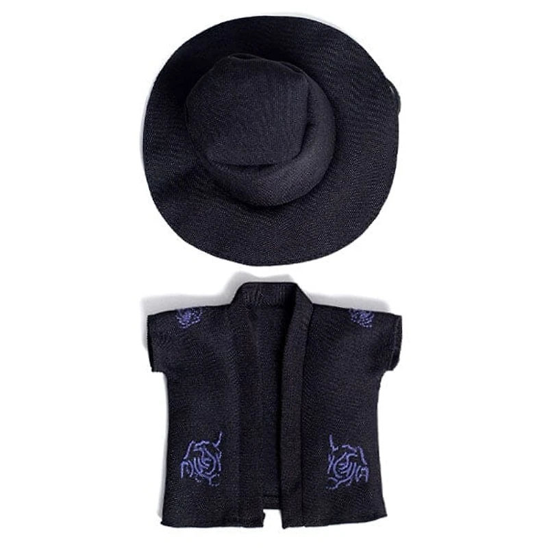 Outfit: Black Robe & Matching Hat Set for Dolls - Petite Threads