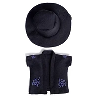 Outfit: Black Robe & Matching Hat Set for Dolls - Petite Threads