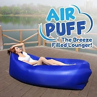 Air Puff: The Breeze Filled Lounger Portable Inflatable Sofa