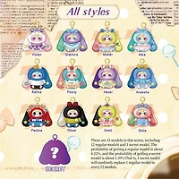 Baby Three Lily Rabbit Town V4 Series Plush Keychain Blind Box (1pc)
