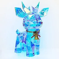 LitLuster Geometric LED Multi-Color Holographic Reindeer