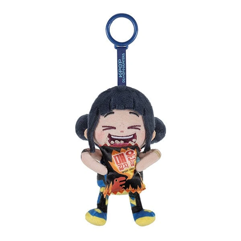 KPop Demon Hunters 4" Retractable Plush Clip (1pc) Character Ships Assorted