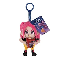 KPop Demon Hunters 4" Retractable Plush Clip (1pc) Character Ships Assorted