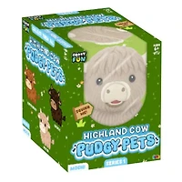 RMS® Highland Cow Pudgy Pets Series 1 Squishy Fidget Toy (1pc) Style Ships Assorted