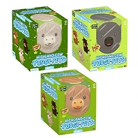 RMS® Highland Cow Pudgy Pets Series 1 Squishy Fidget Toy (1pc) Style Ships Assorted