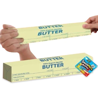 RMS® SmushMart Giant Squishy Butter Stick 15" Fidget Toy (1pc)