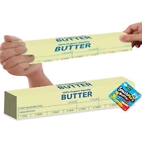 RMS® SmushMart Giant Squishy Butter Stick 15" Fidget Toy (1pc)