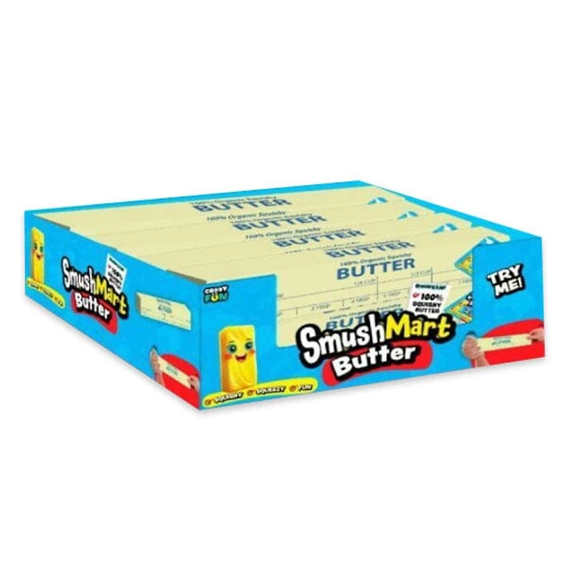 RMS® SmushMart Giant Squishy Butter Stick 15" Fidget Toy (1pc)