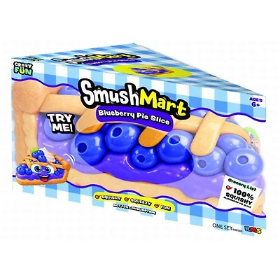RMS® SmushMart Giant Squishy Blueberry Cobbler Pie Slice Fidget Toy (1pc)