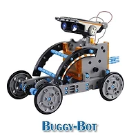 BrainyBotz 13-in-1 DIY Robot Solar-Powered Smart STEM Building & Programming Kit (190pc)