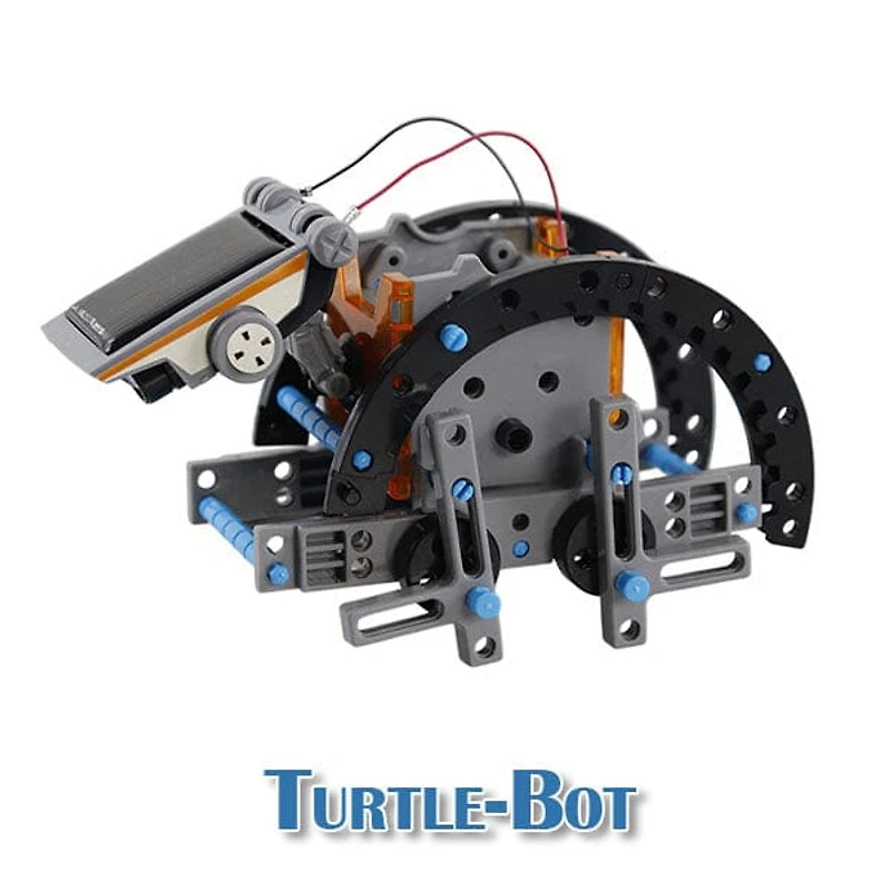 BrainyBotz 13-in-1 DIY Robot Solar-Powered Smart STEM Building & Programming Kit (190pc)