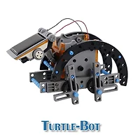 BrainyBotz 13-in-1 DIY Robot Solar-Powered Smart STEM Building & Programming Kit (190pc)