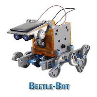 BrainyBotz 13-in-1 DIY Robot Solar-Powered Smart STEM Building & Programming Kit (190pc)