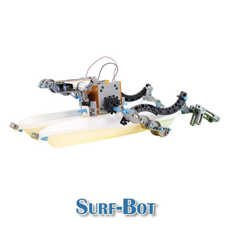 BrainyBotz 13-in-1 DIY Robot Solar-Powered Smart STEM Building & Programming Kit (190pc)