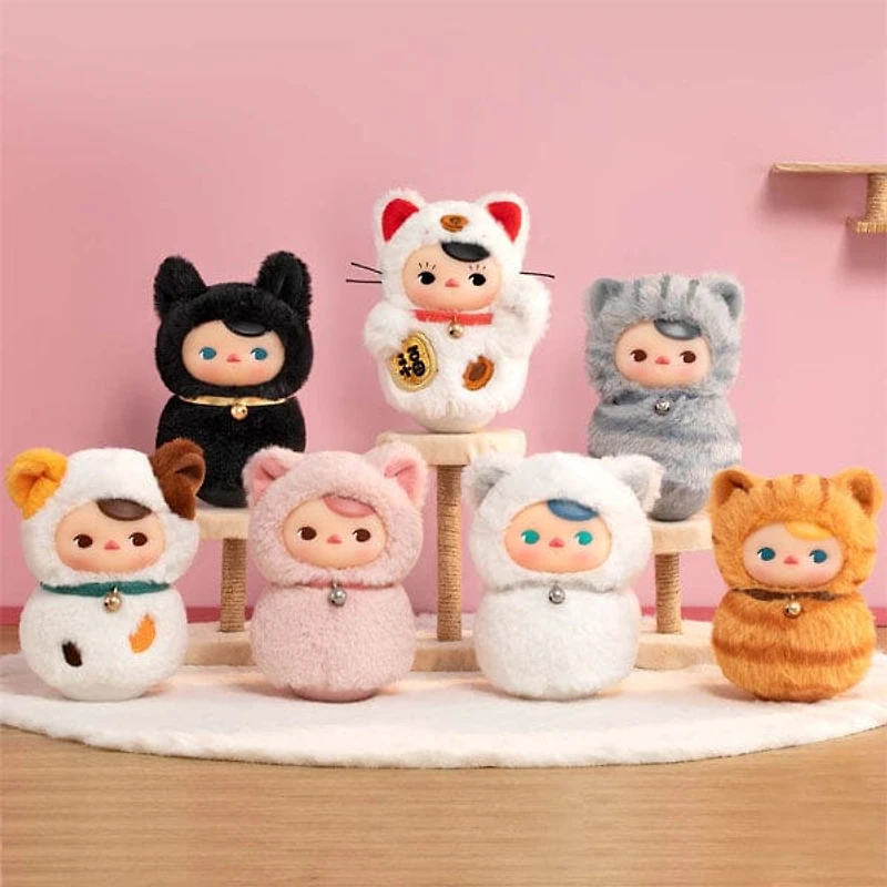 Pop Mart x PUCKY: Roly-Poly Kitty Series Vinyl Plush Blind Box (1pc)