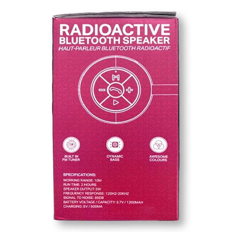 ROX RadioActive Wireless Bluetooth Speaker (Color Ships Assorted)