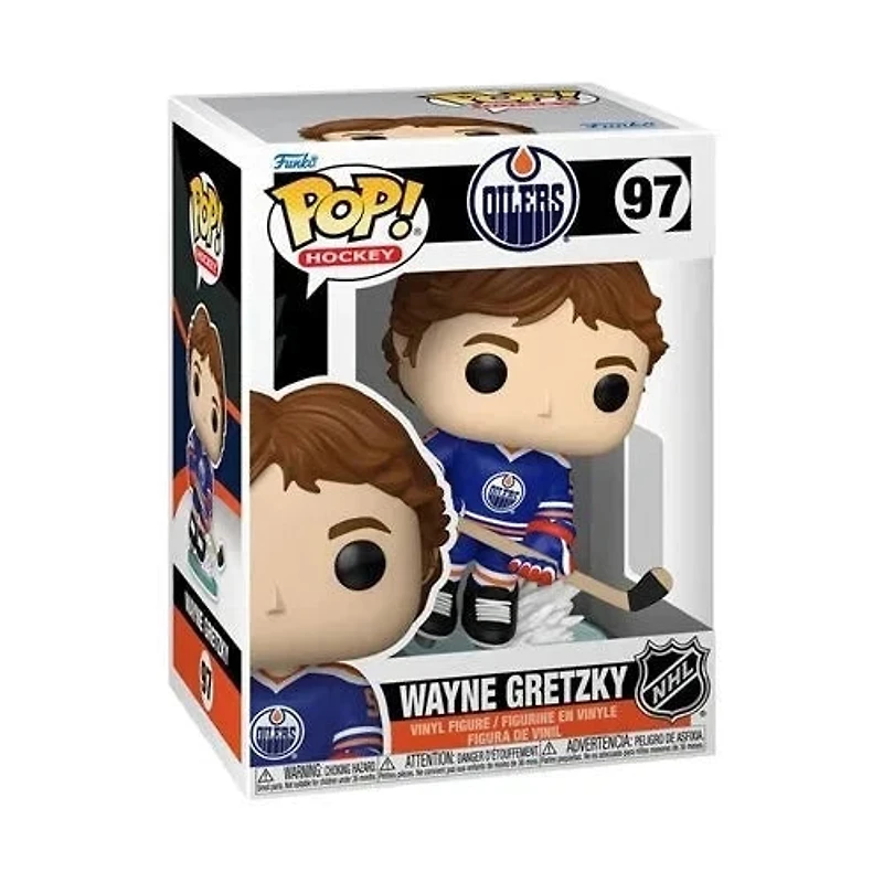Funko Pop! NHL: Edmonton Oilers - Legend Wayne Gretzky (Rookie) Figure
