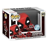 Funko Pop! Marvel: Bobble Head - Lazy Deadpool (Parody)