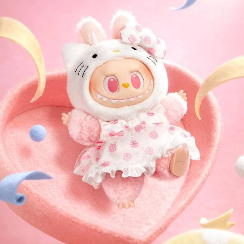 Pop Mart: THE MONSTERS x Sanrio Hello Kitty and Friends Series Plush Keyring Figurine Blind Box (1pc)