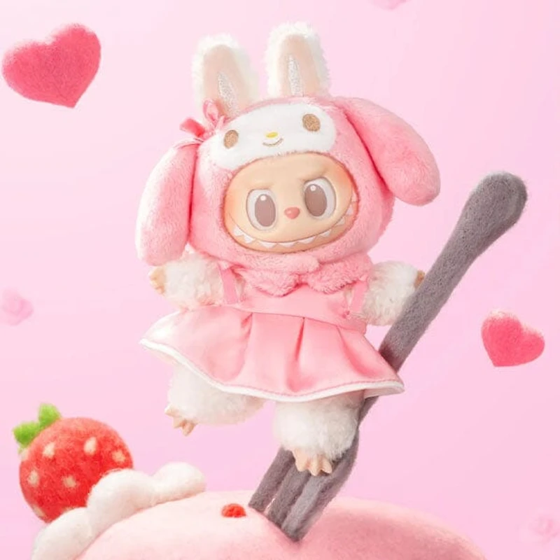 Pop Mart: THE MONSTERS x Sanrio Hello Kitty and Friends Series Plush Keyring Figurine Blind Box (1pc)