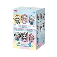 Pop Mart: THE MONSTERS x Sanrio Hello Kitty and Friends Series Plush Keyring Figurine Blind Box (1pc)