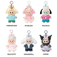 Pop Mart: THE MONSTERS x Sanrio Hello Kitty and Friends Series Plush Keyring Figurine Blind Box (1pc)
