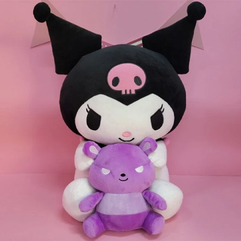 Sanrio Kuromi With Teddy Bear Friend Large 20" Plush Toy