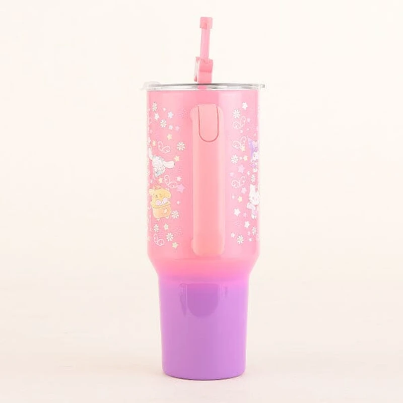 Sanrio Hello Kitty & Friends 40oz Ultimate Insulated Stainless Steel Drink Tumbler (1pc) Includes Straw & Charm