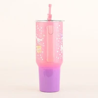 Sanrio Hello Kitty & Friends 40oz Ultimate Insulated Stainless Steel Drink Tumbler (1pc) Includes Straw & Charm