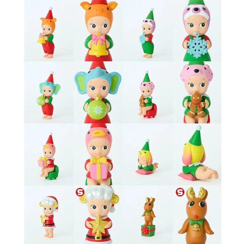 Sonny Angel Collectable Mini Cherub Figurines Santa's Little Helper Christmas Series Blind Box (1pc)