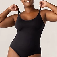 Shapermint Essentials® All Day Every Scoop Neck Bodysuit - Black (Multiple Sizes)